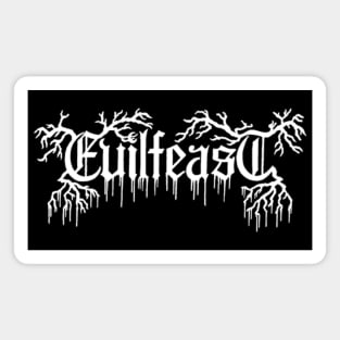 Evilfeast Logo | Black Metal Magnet